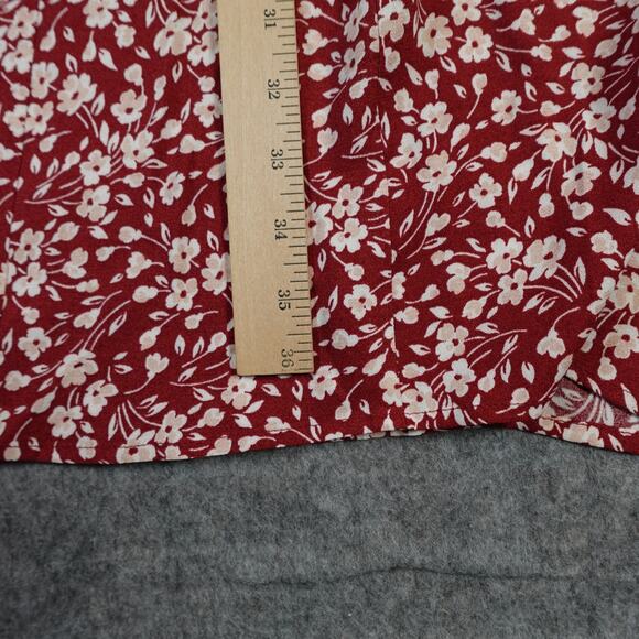 Reformation Dress Womens 10 Doris Mini Red White Daisy Floral Sleeveless - Picture 7 of 9